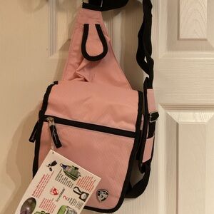Chic Pink Travel Sling Bag